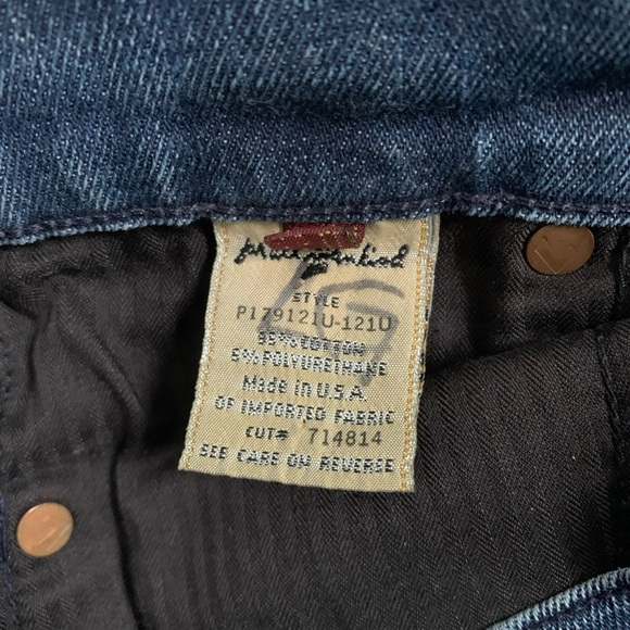 7FAM Roxanne size 26 skinny low rise blue jeans W28xL33 - Picture 3 of 4